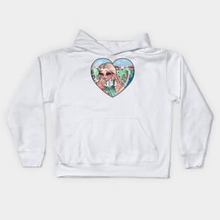 Bubble Heart Kids Hoodie